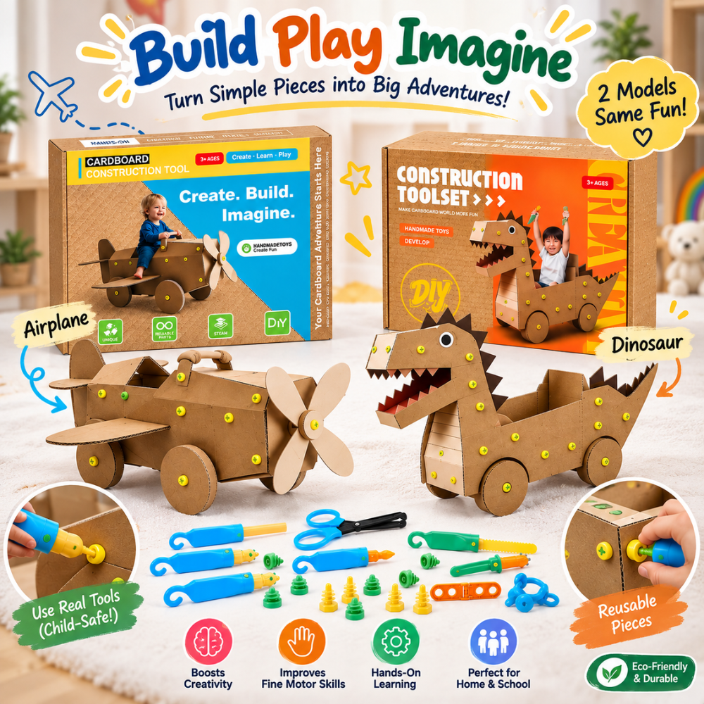 Build & Play Cardboard Construction Kit