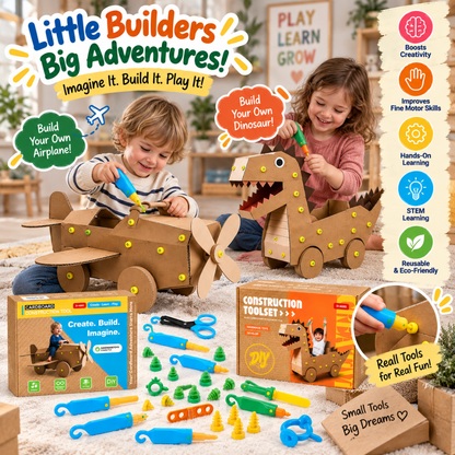 Build & Play Cardboard Construction Kit