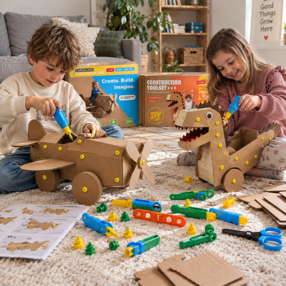 Build & Play Cardboard Construction Kit