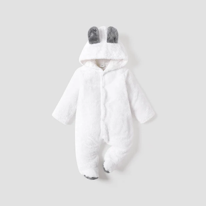 CozyCub Hooded Baby Jumpsuit