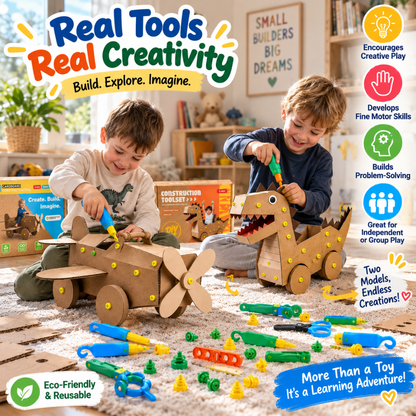 Build & Play Cardboard Construction Kit
