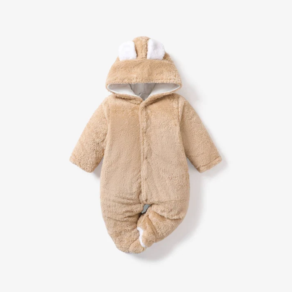 CozyCub Hooded Baby Jumpsuit