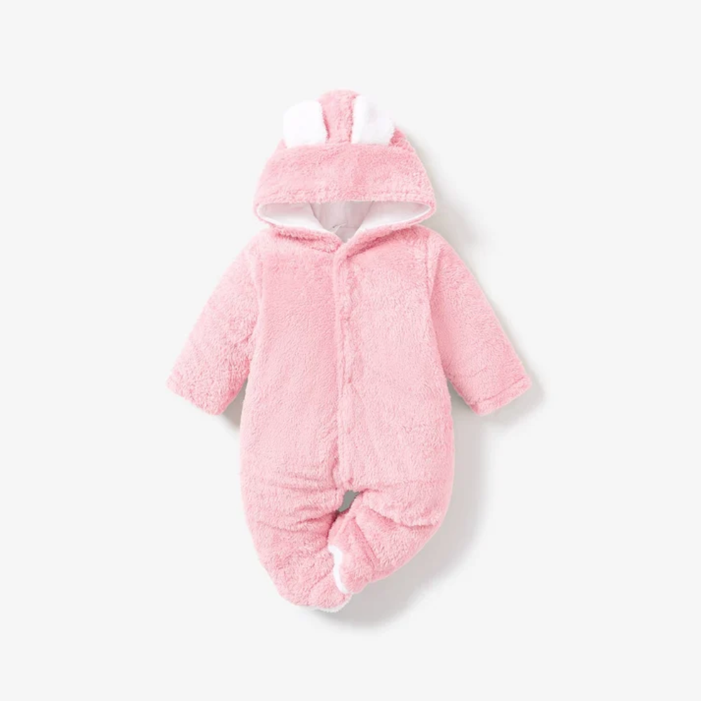 CozyCub Hooded Baby Jumpsuit