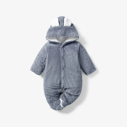 CozyCub Hooded Baby Jumpsuit