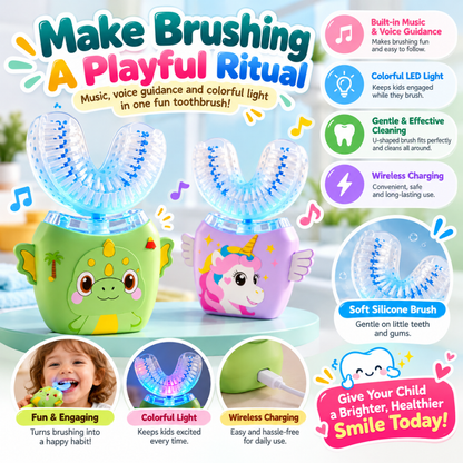 HappyBrush U-Shaped Sonic Toothbrush