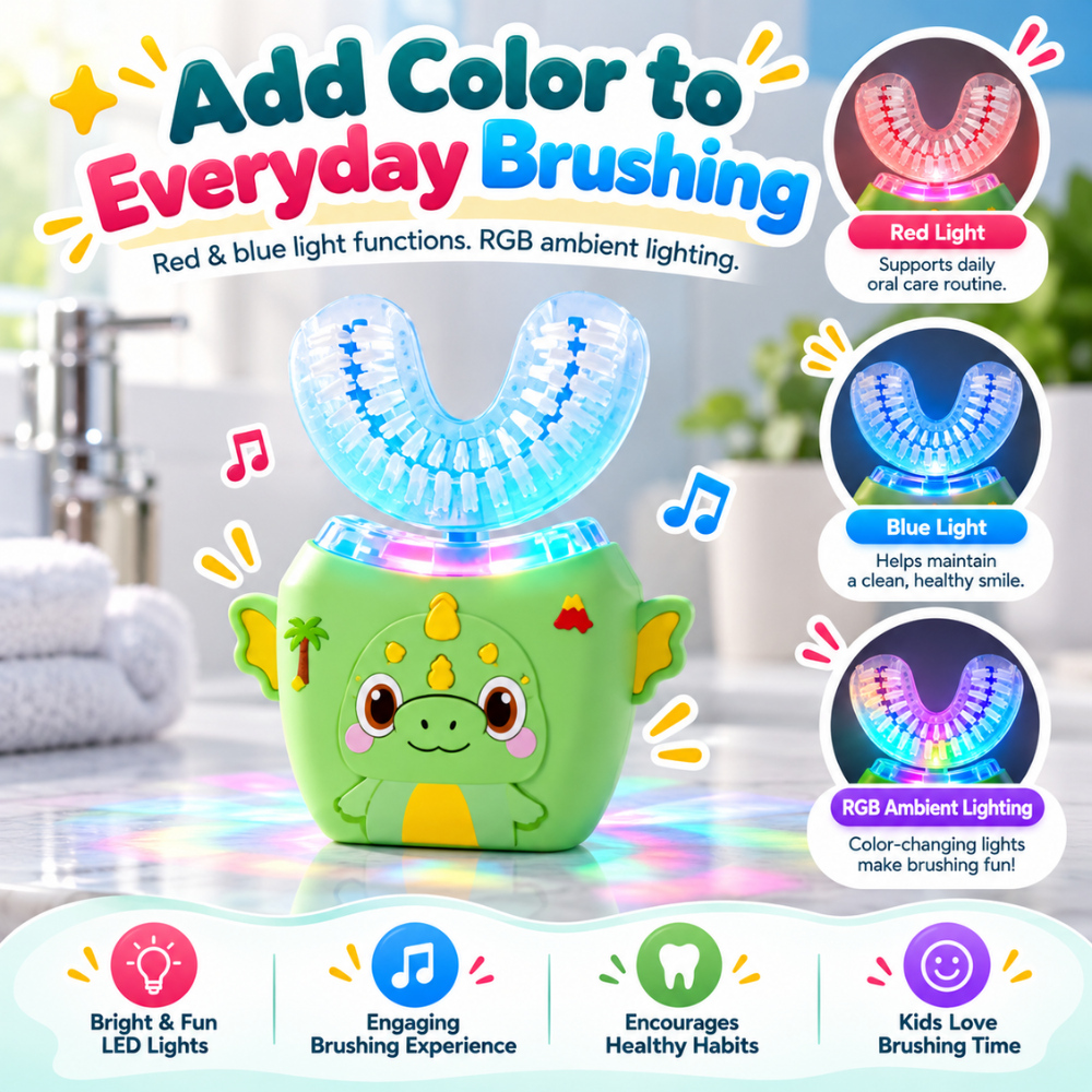HappyBrush U-Shaped Sonic Toothbrush