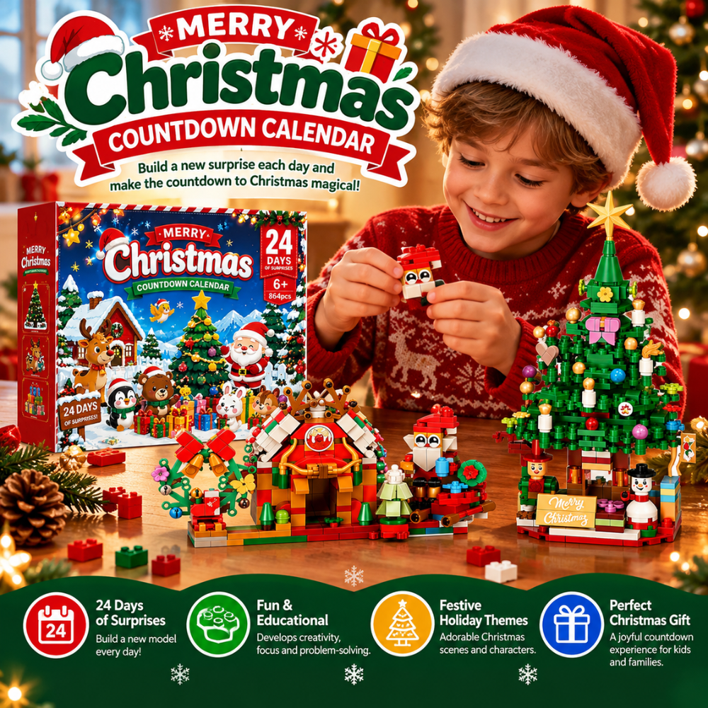 MerryBuild Blocks Christmas Tree Set