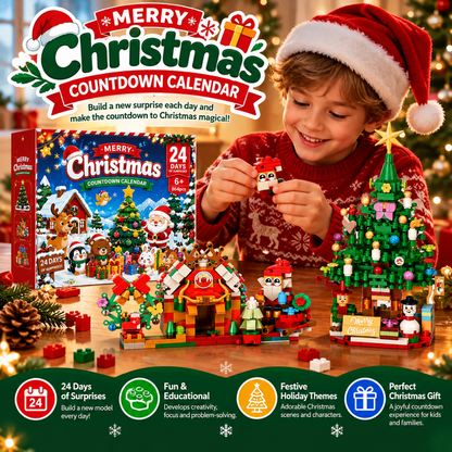 MerryBuild Blocks Christmas Tree Set