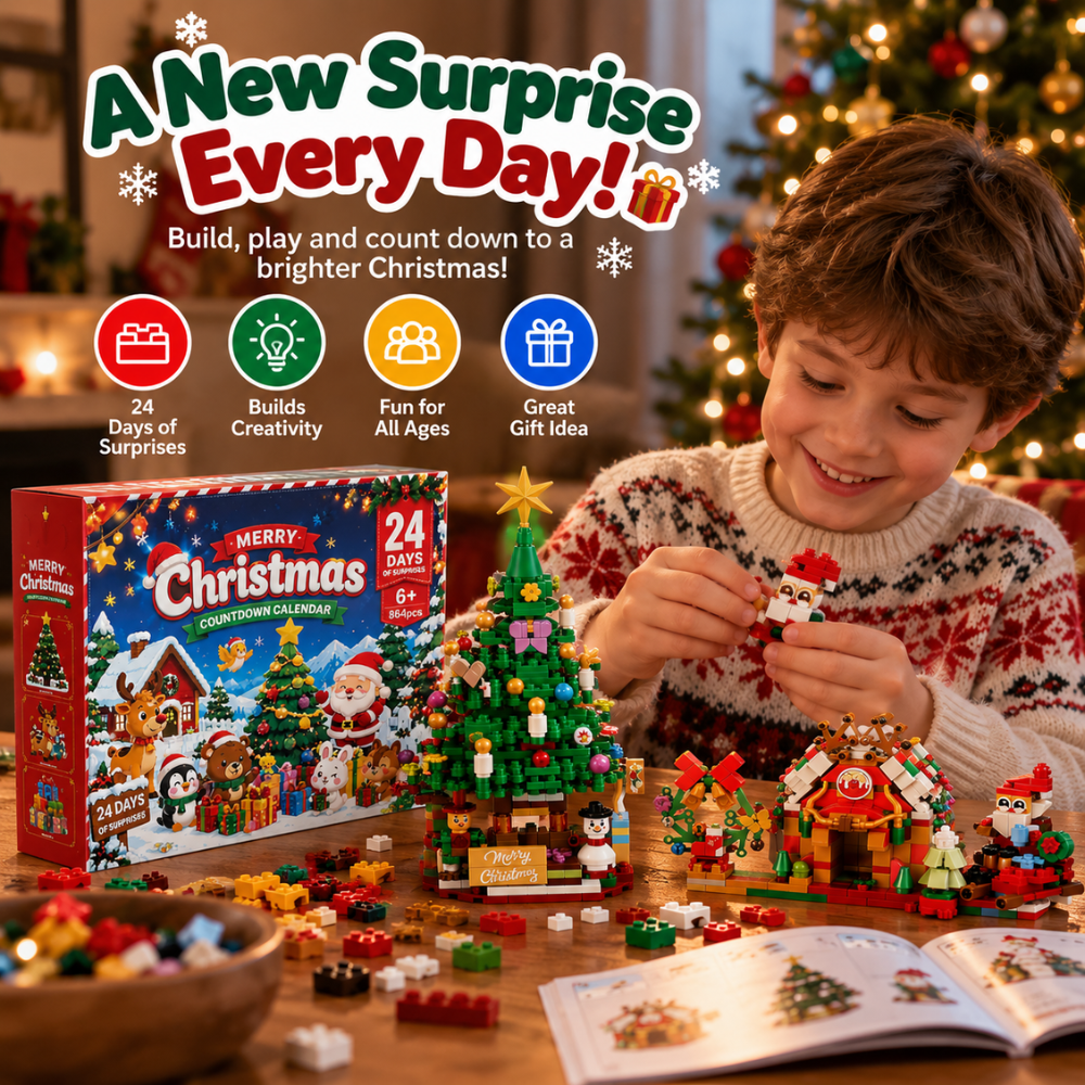 MerryBuild Blocks Christmas Tree Set
