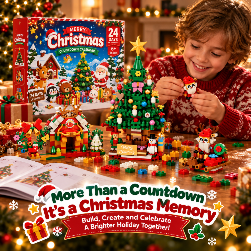 MerryBuild Blocks Christmas Tree Set