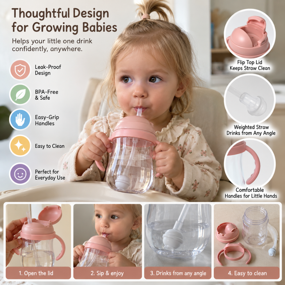 SipEasy Baby Straw Cup