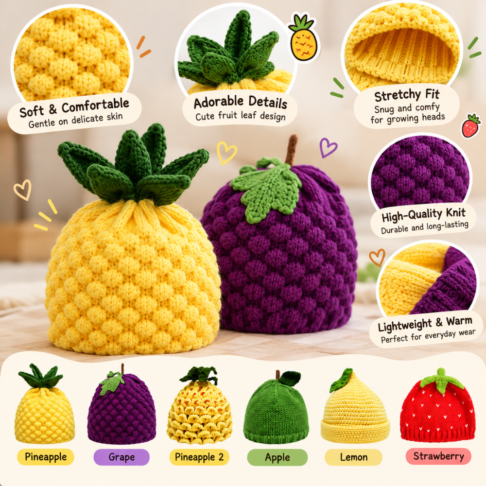 Fruity Knit Baby Hat