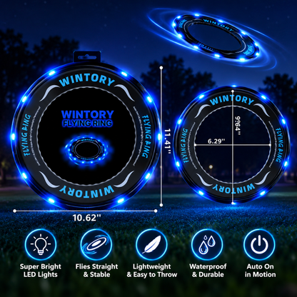 Glowing LED Ring Boomerang Toy
