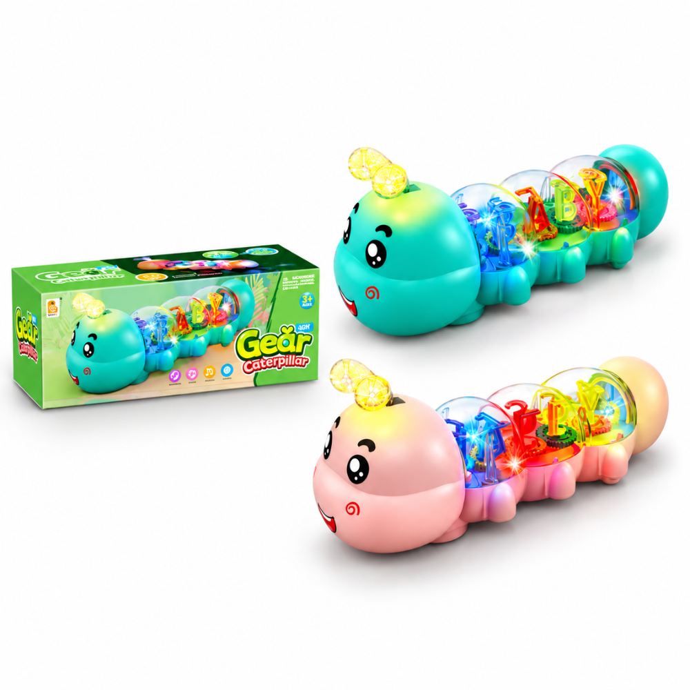 GearGlow Musical Caterpillar Toy