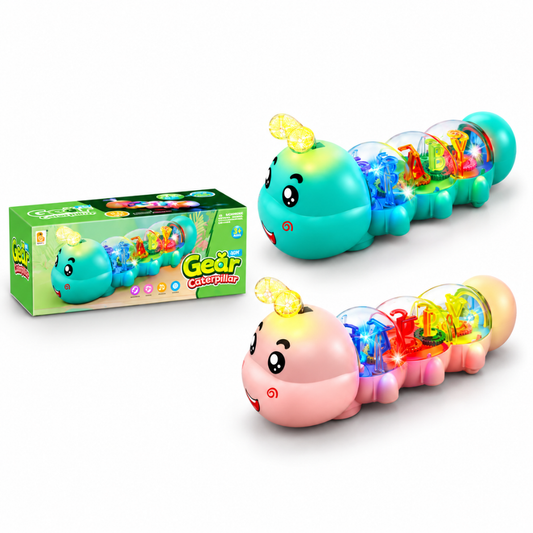 GearGlow Musical Caterpillar Toy