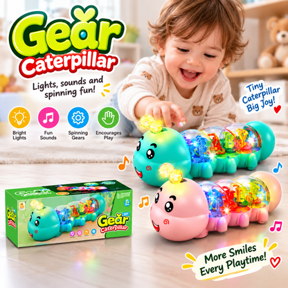 GearGlow Musical Caterpillar Toy