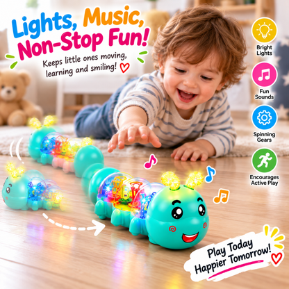 GearGlow Musical Caterpillar Toy
