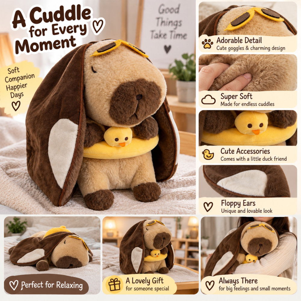 BreatheBuddy Capybara Plush