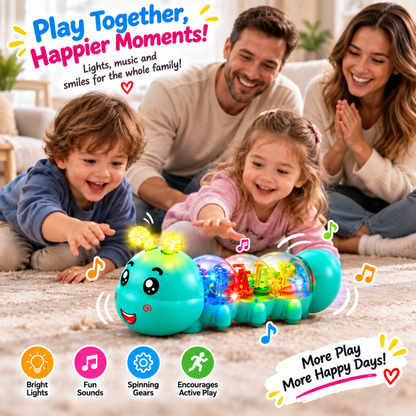 GearGlow Musical Caterpillar Toy