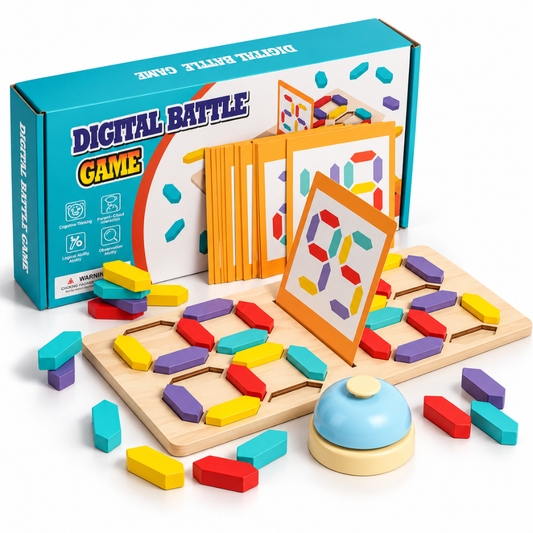 NumberMatch Wooden Puzzle Game