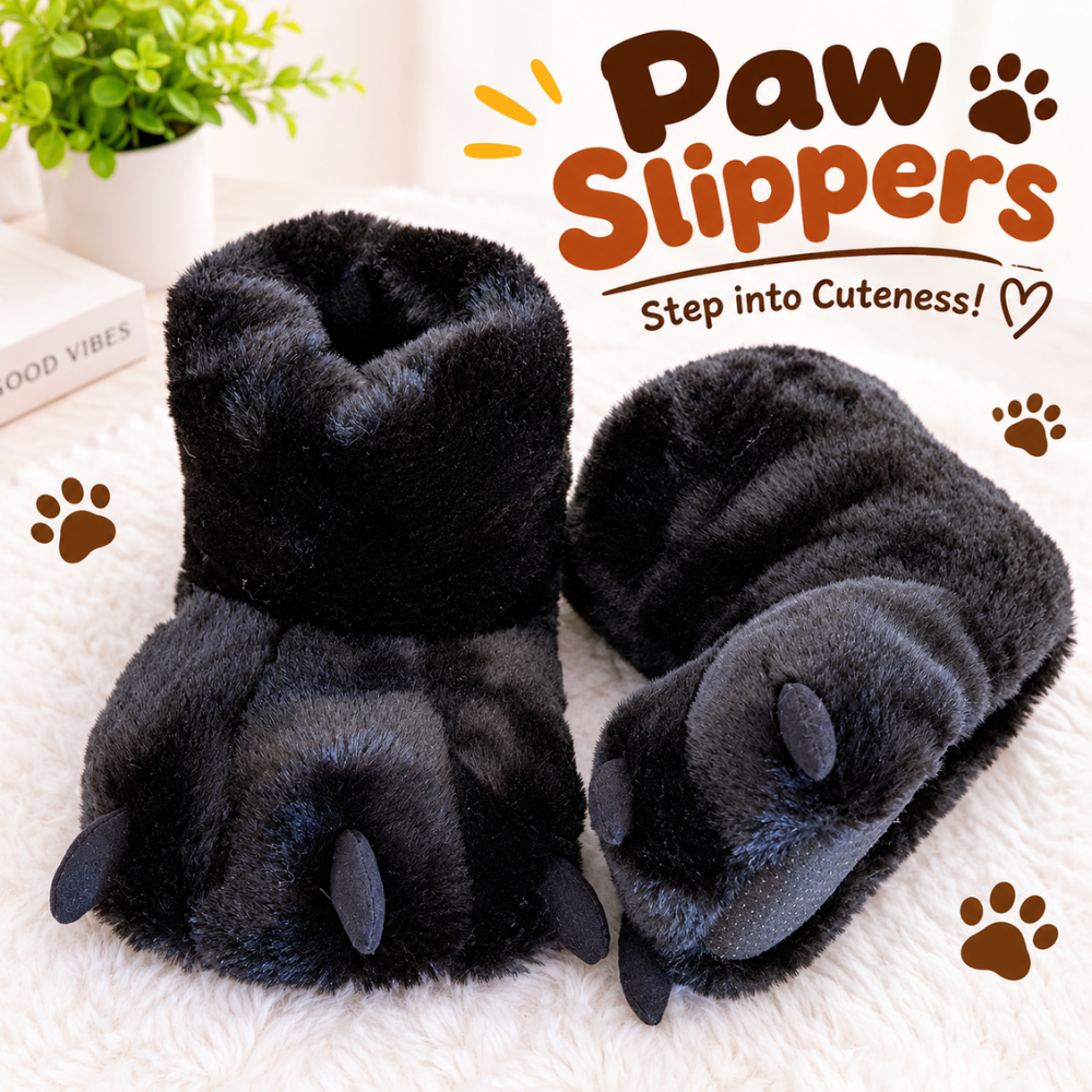 CozyPaws Monster Claw Slippers
