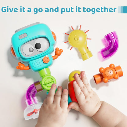 RoboSplash & Spin Pipe Builder Bath Toys