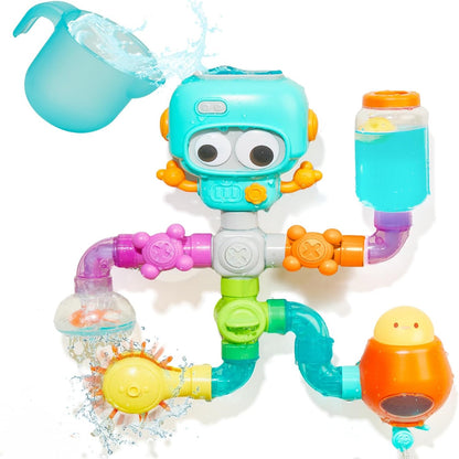 RoboSplash & Spin Pipe Builder Bath Toys
