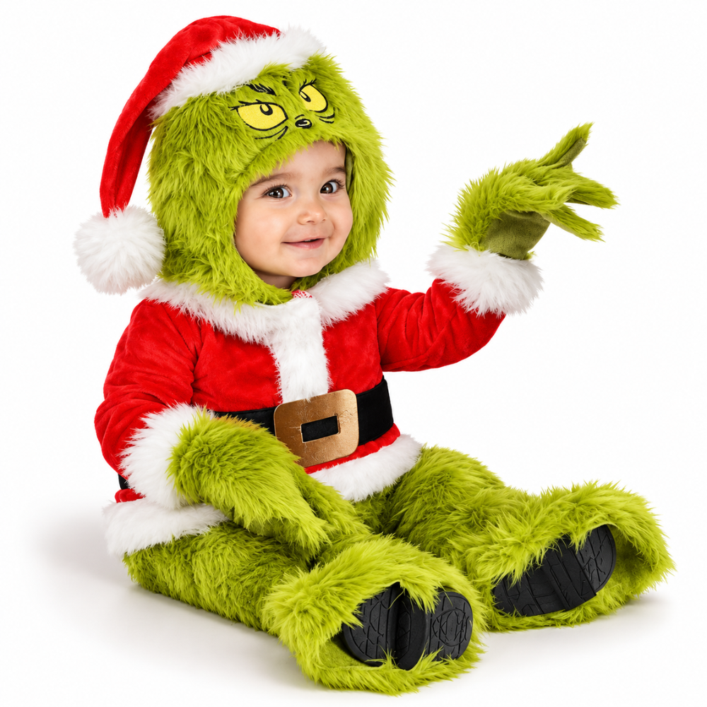 Little Grinch Santa Costume