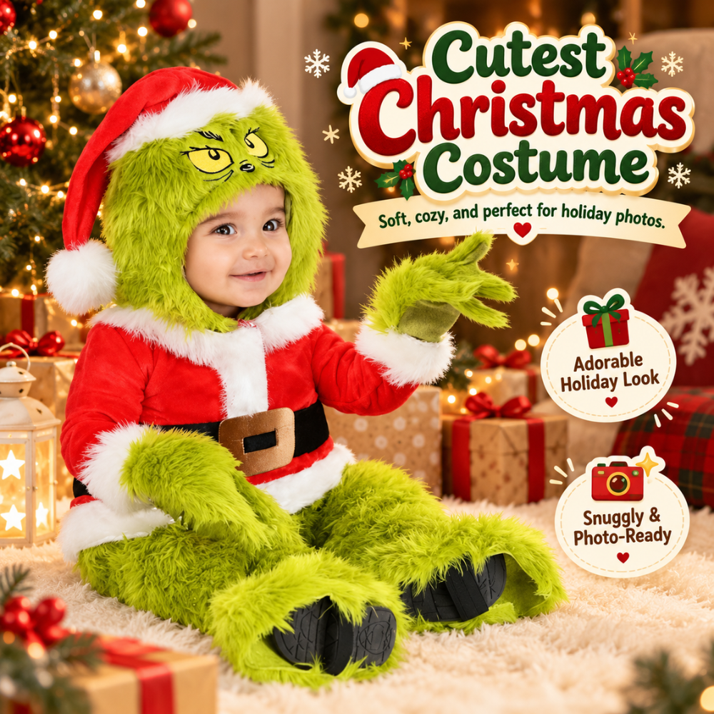 Little Grinch Santa Costume