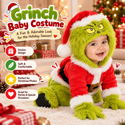 Little Grinch Santa Costume