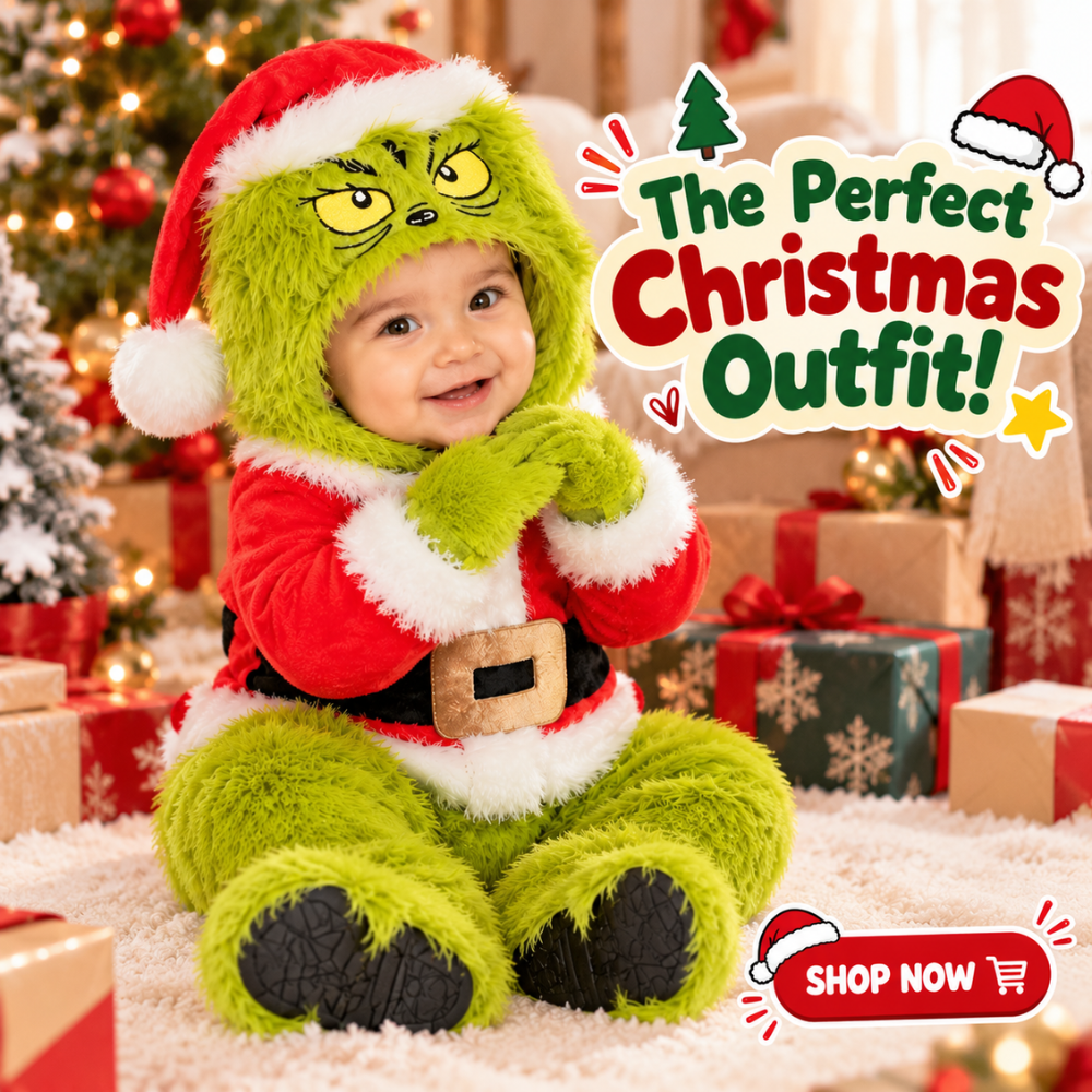 Little Grinch Santa Costume