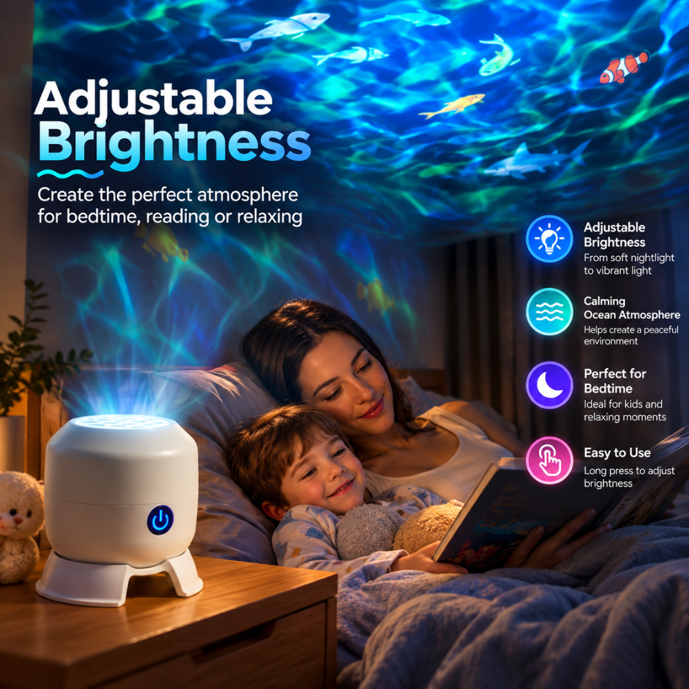 OceanGlow Kids Projector Light
