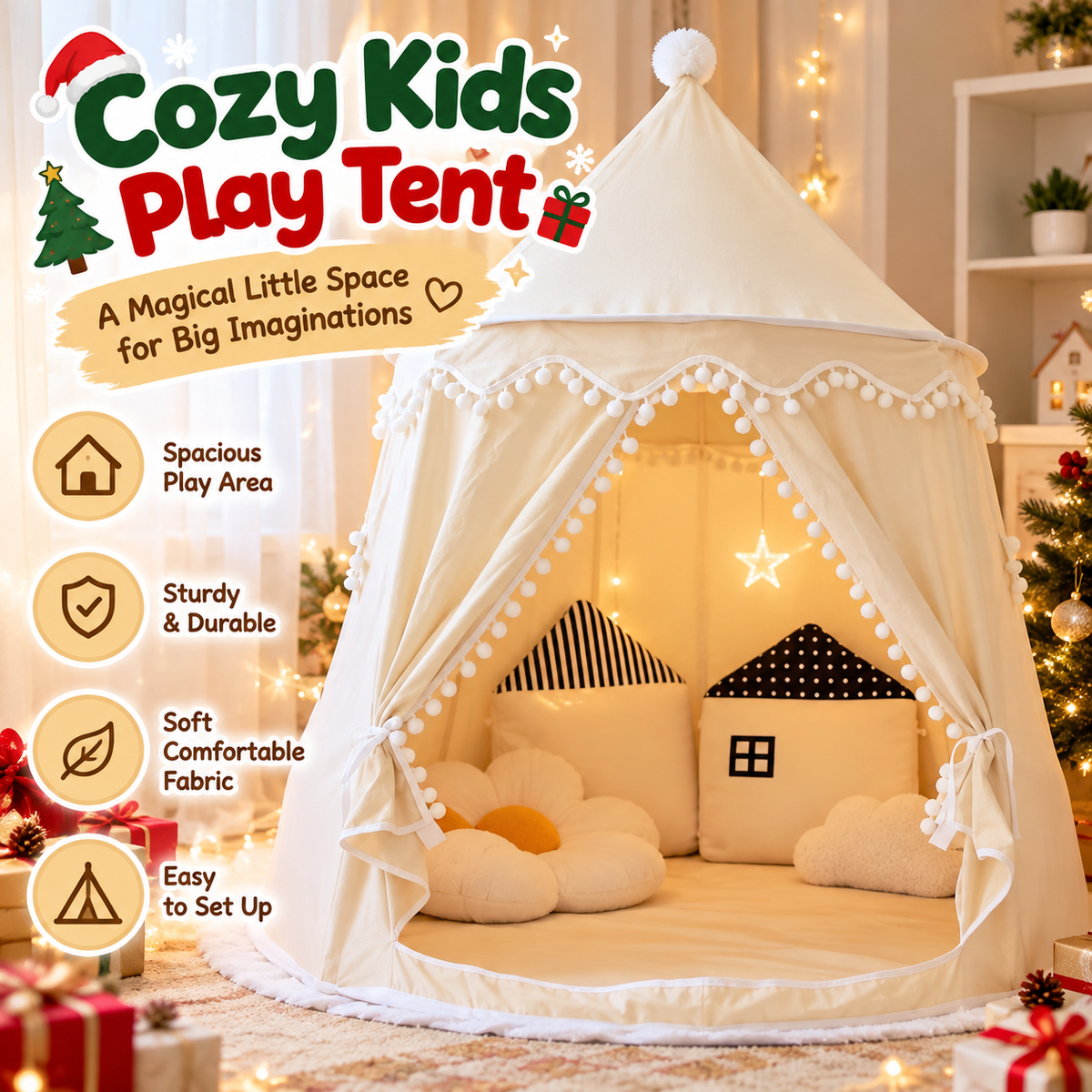 CloudCastle Kids Teepee